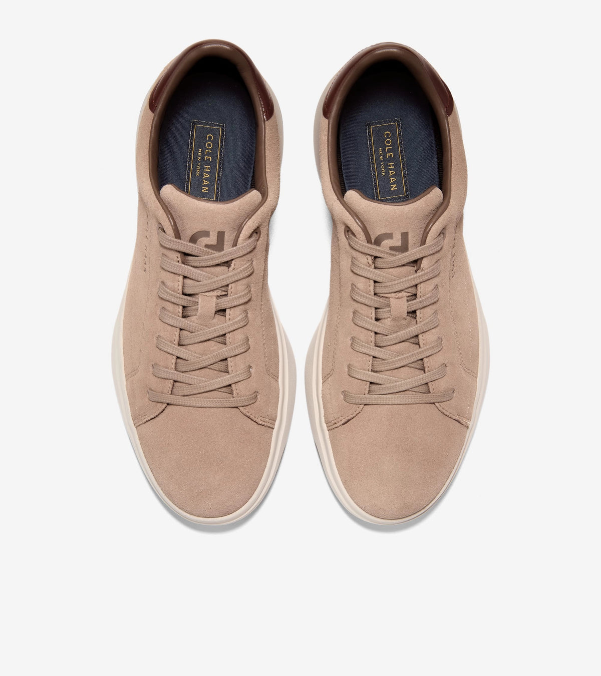 COLE HAAN Grandpro Tennis 2.0 CH Irish Coffee Suede: ベージュ スニーカー メンズ