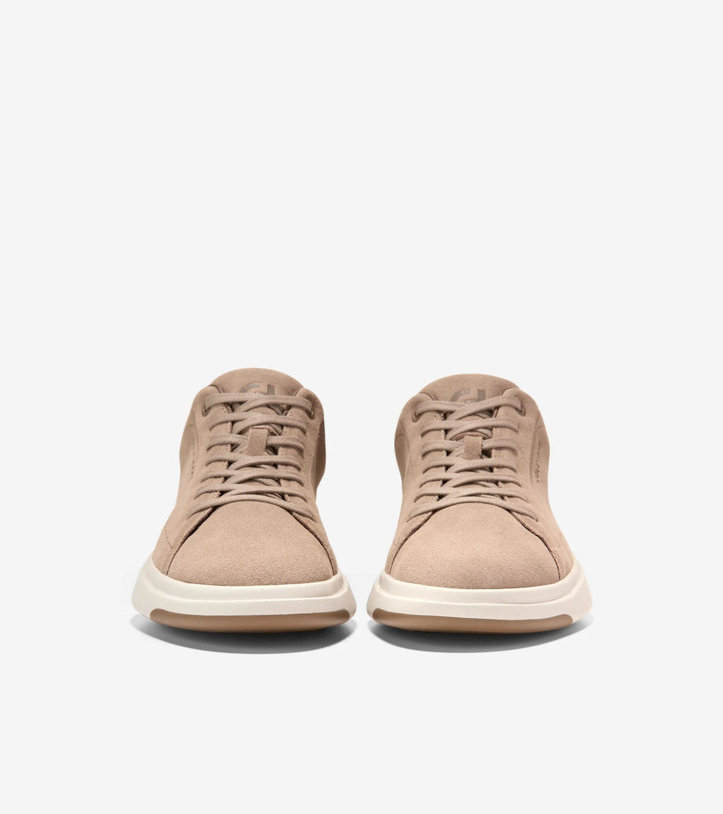 COLE HAAN Grandpro Tennis 2.0 CH Irish Coffee Suede: ベージュ スニーカー メンズ