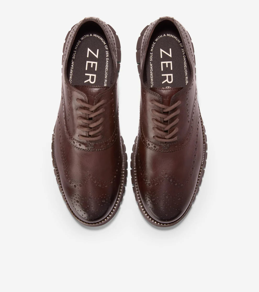 COLE HAAN | CASUAL SHOES | MEN'S | ZEROGRAND REMASTERED WINGTIP OXFORD BROWN | BROWN