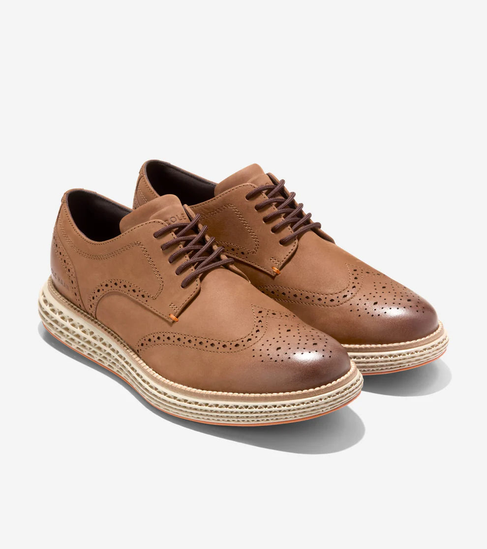 COLE HAAN Originalgrand 2.0 Wingtip Oxfords Marrón: brązowy buty dla mężczyzn