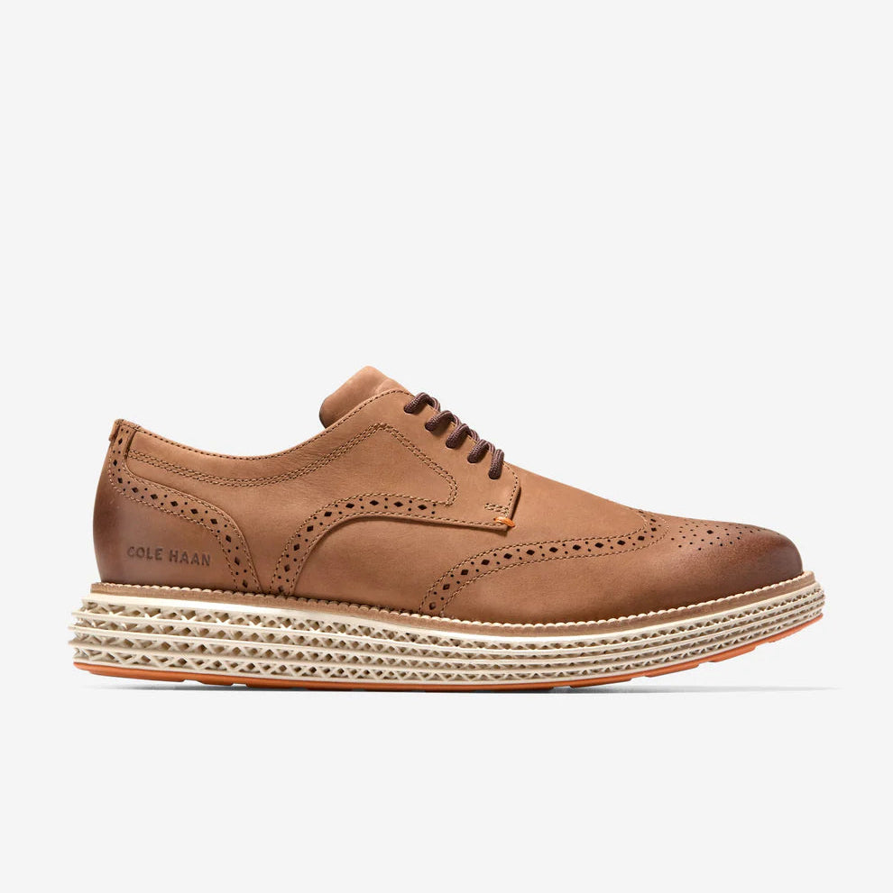 COLE HAAN | CASUAL SHOES | MEN'S | ORIGINAL GRAND 2.0 WINGTIP OXFORDS BROWN | BROWN
