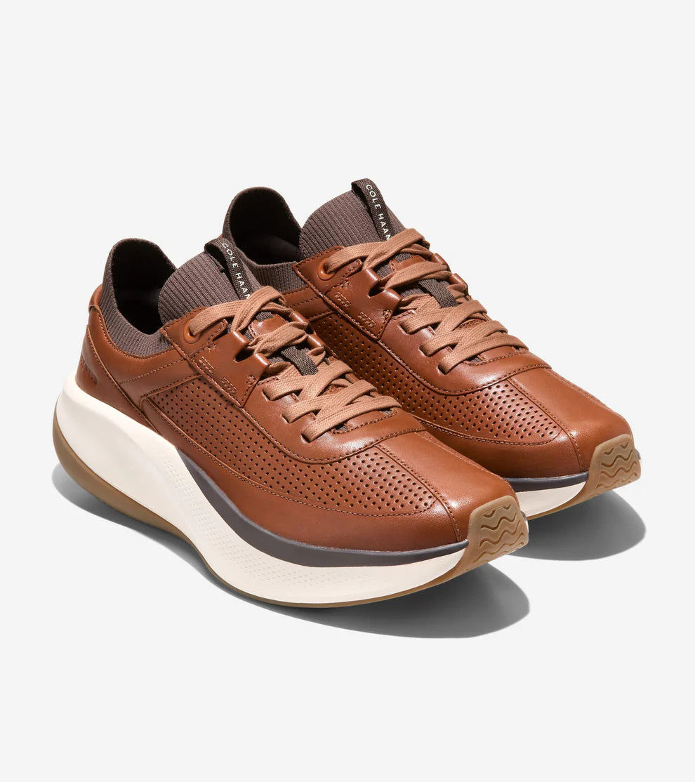 COLE HAAN | SNEAKERS | MEN'S | GRANDPRO ALL DAY RUNNER LEATHER | BROWN