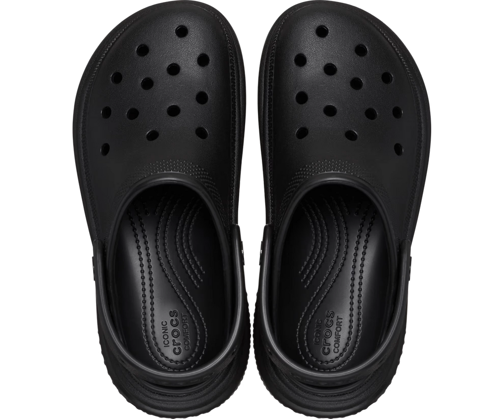 CROCS | ЖІНОЧІ КЛОГИ | STOMP CLOG BLACK | ЧОРНИЙ