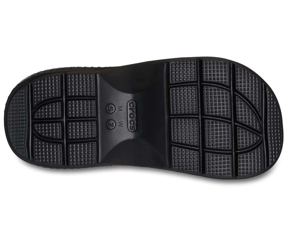 CROCS | ЖІНОЧІ КЛОГИ | STOMP CLOG BLACK | ЧОРНИЙ