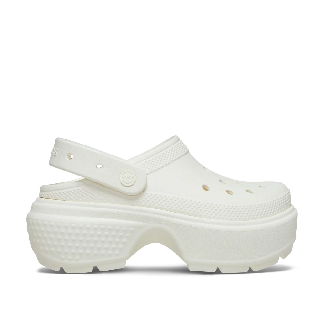 CROCS | ЖІНОЧІ КЛОГИ | STOMP CLOG CHALK | БІЛА