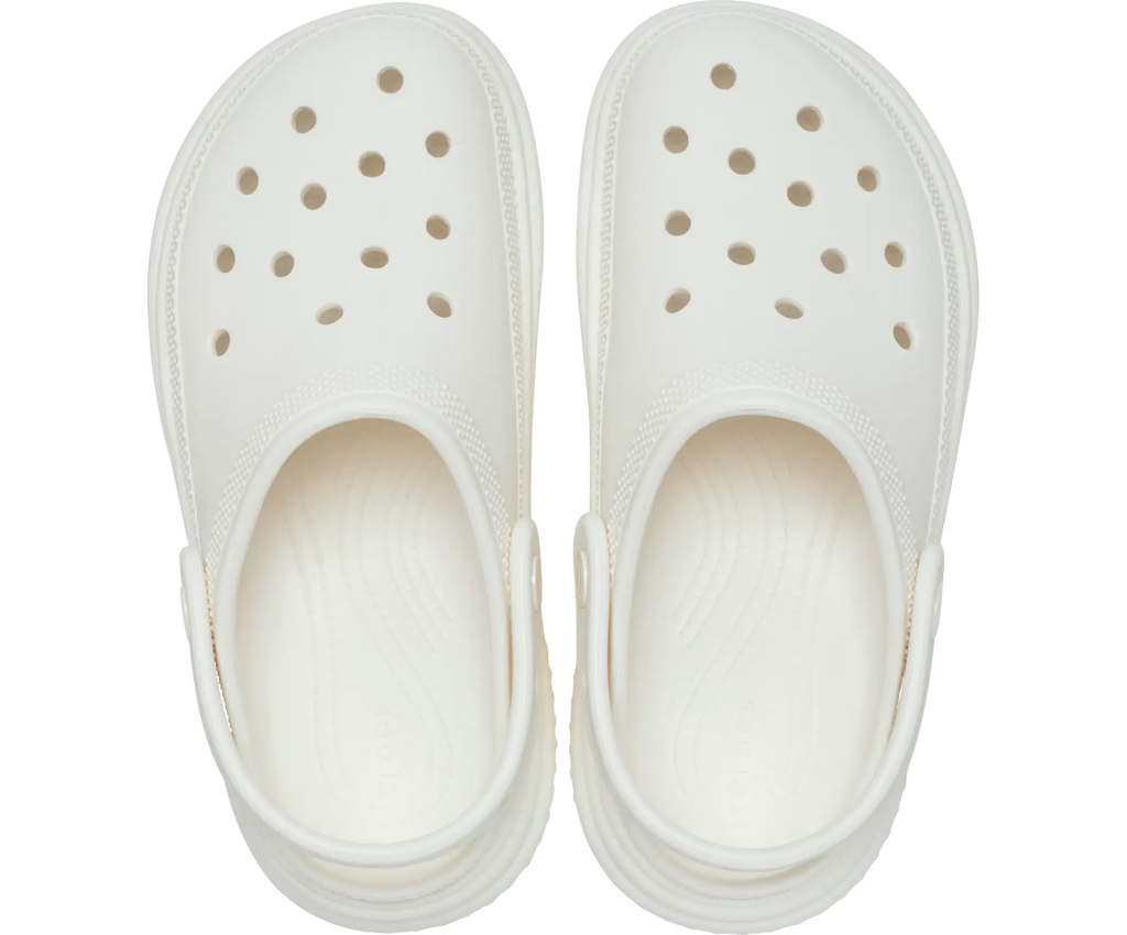 CROCS | ЖІНОЧІ КЛОГИ | STOMP CLOG CHALK | БІЛА