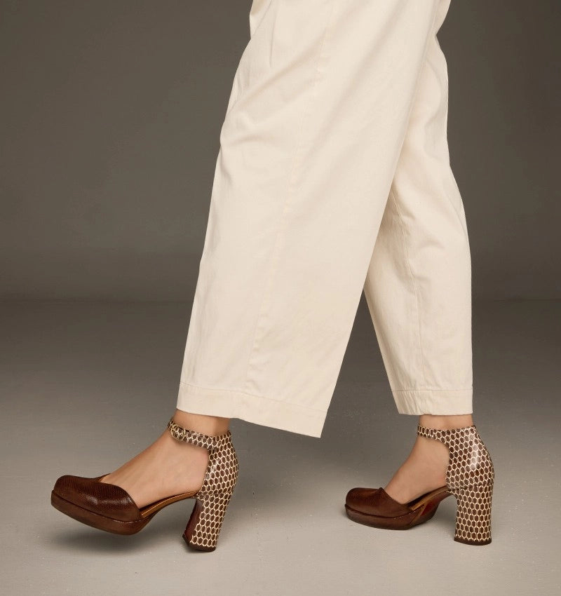 CHIE MIHARA DAMAHO49 JEEP Testa: brown shoes for women