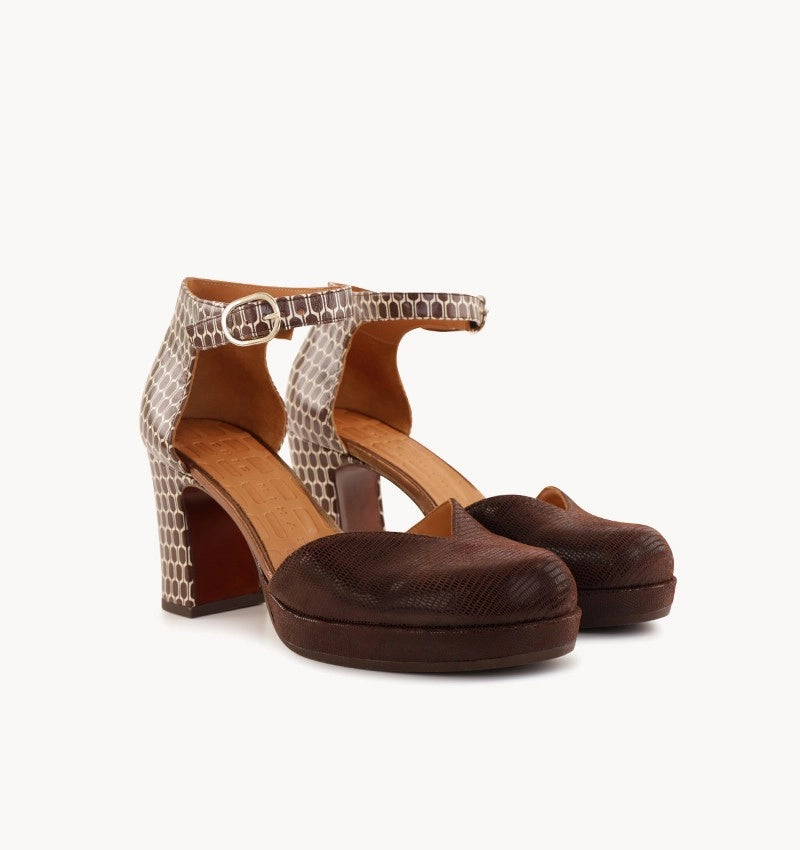 CHIE MIHARA DAMAHO49 JEEP Testa: brown shoes for women
