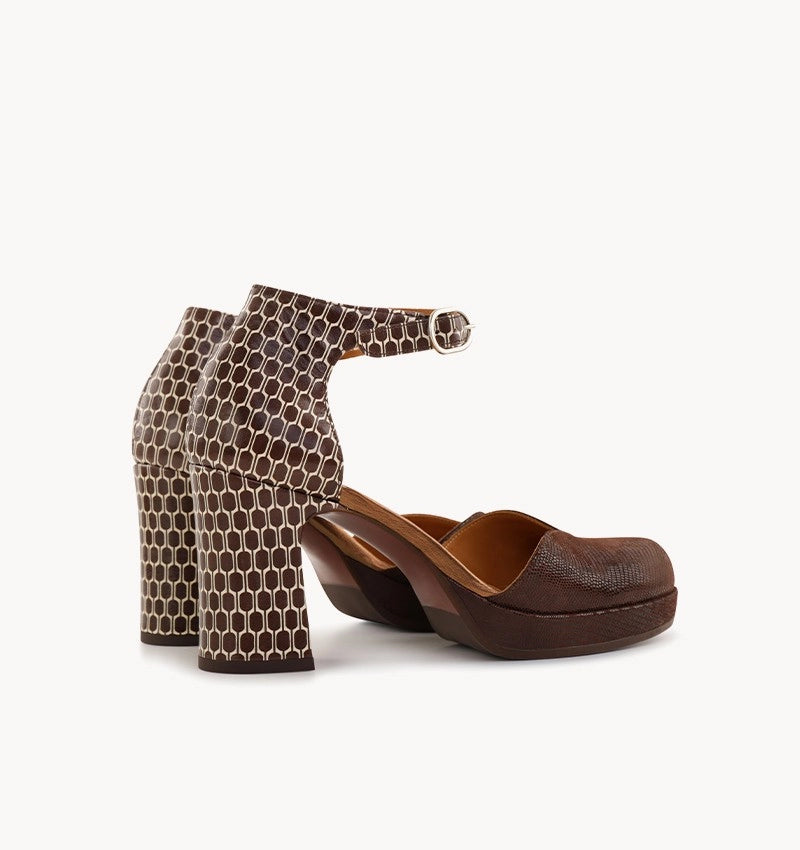 CHIE MIHARA DAMAHO49 JEEP Testa: brown shoes for women