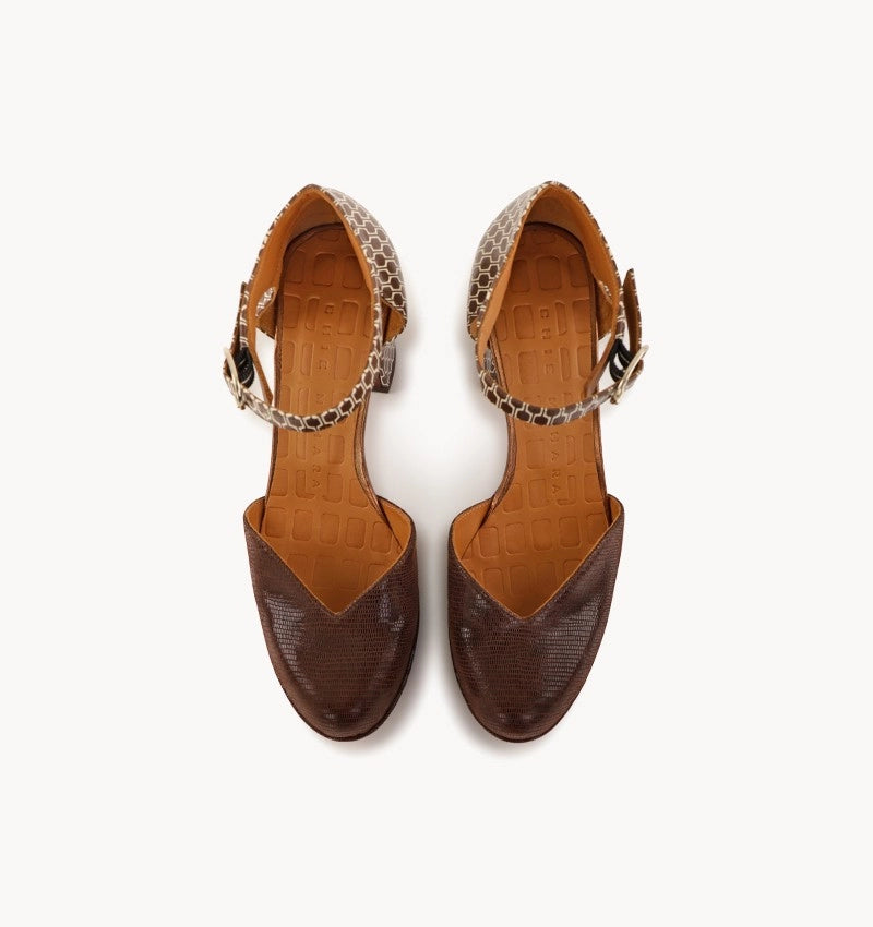 CHIE MIHARA DAMAHO49 JEEP Testa: brown shoes for women