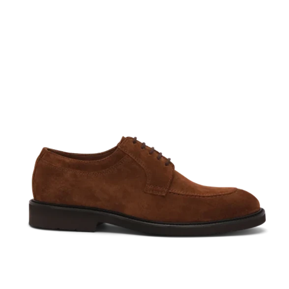 LOTTUSSE | ZAPATOS DE VESTIR HOMBRE | DERBY MOCASÍN BALTIMORE PIEL DE VACUNO | MARRÓN