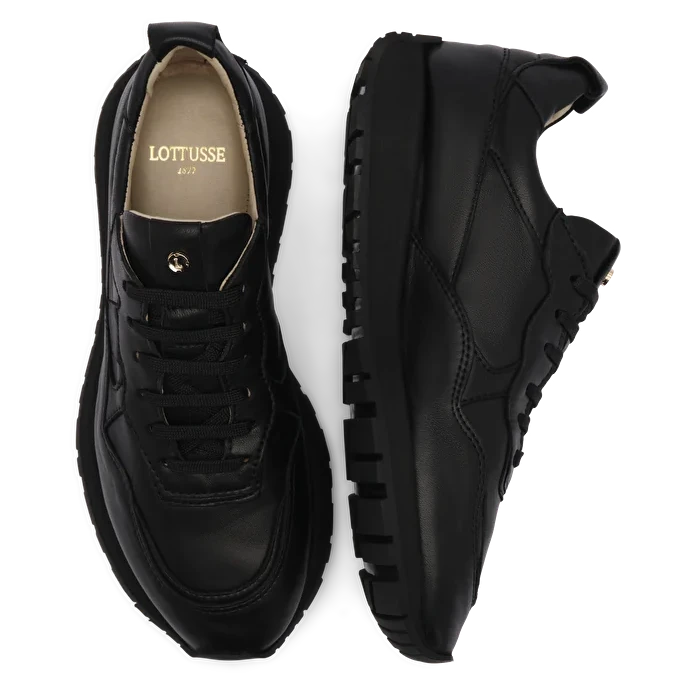 LOTTUSSE | SNEAKERS DE VESTIR MUJER | DIANNE | NEGRO