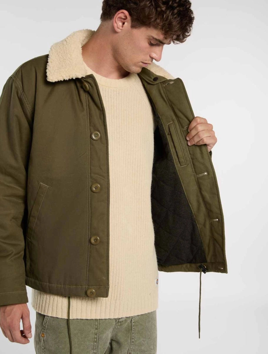 DICKIES | CHAQUETAS | HOMBRE | M LINED EISENHOWR JKT REC KHAKI | VERDE
