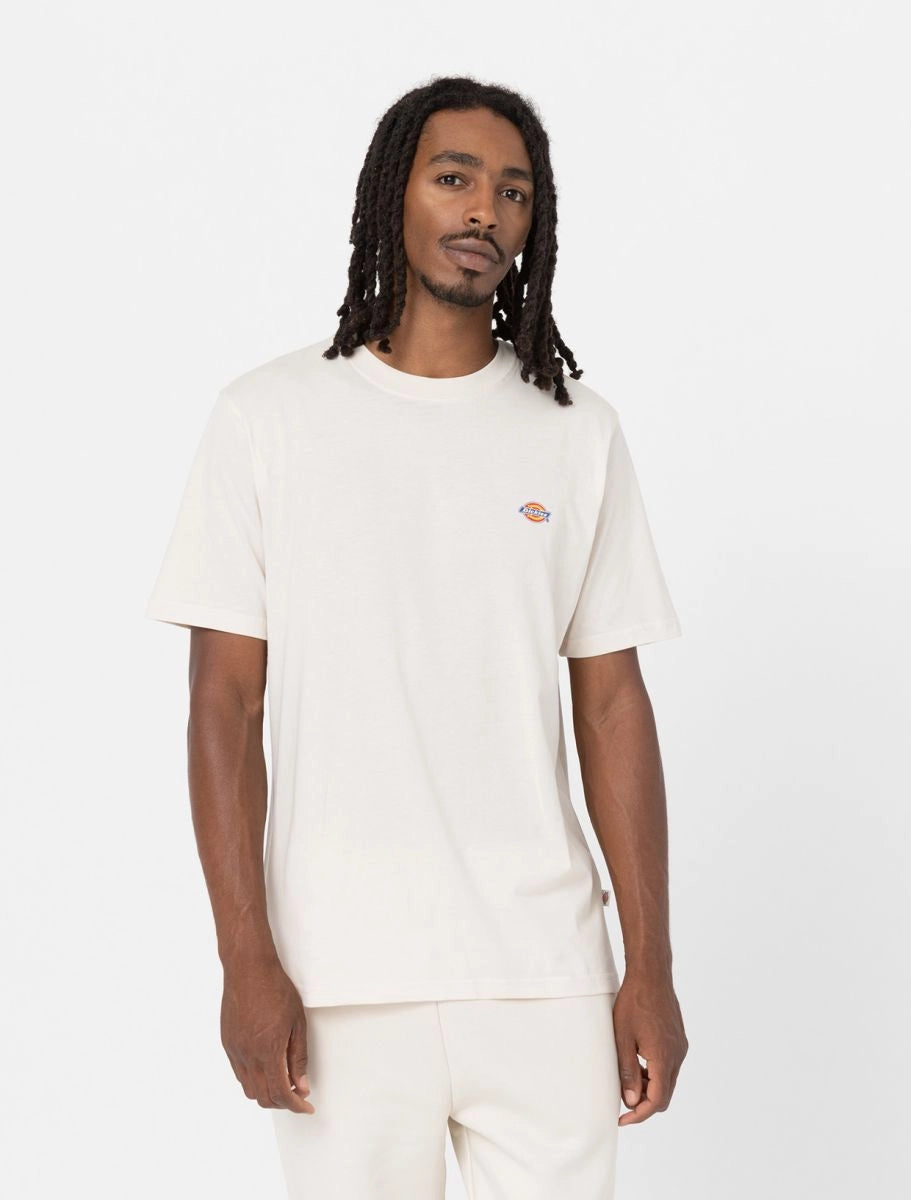 DICKIES Mapleton SS TEE Whitecap GRAY: بيج تيشيرت للرجال
