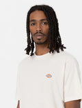 DICKIES Mapleton SS TEE Whitecap GRAY: بيج تيشيرت للرجال