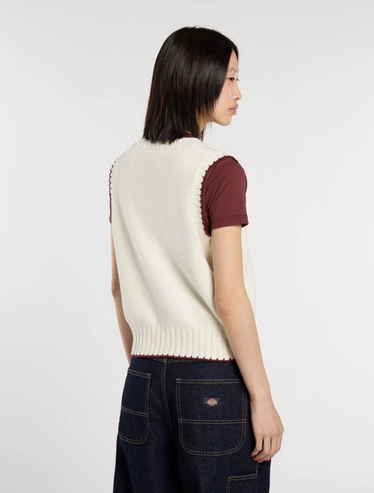 DICKIES | JERSEYS | HOMBRE | SLAYDEN SWEATER VEST W EGRET | BLANCO