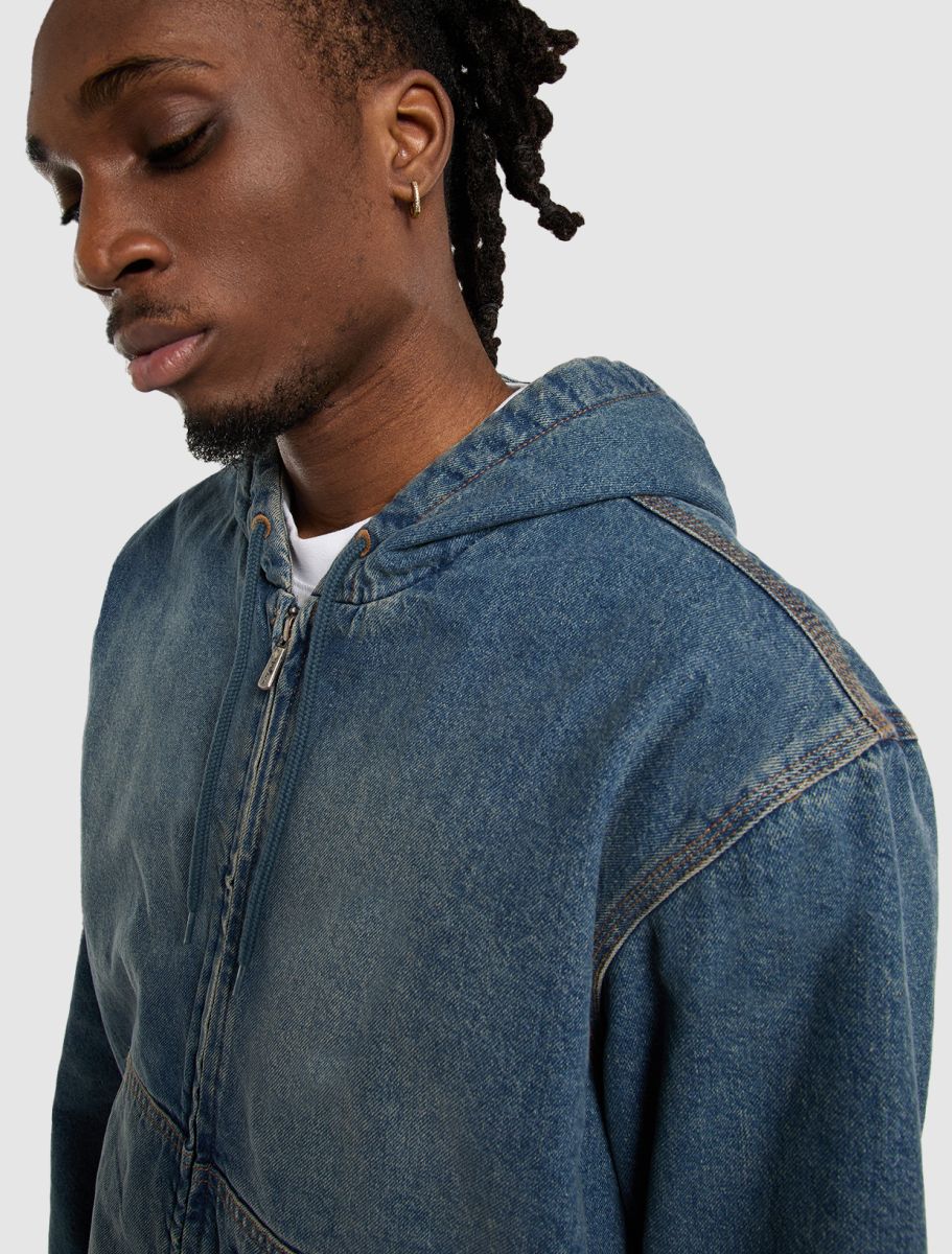 DICKIES | SUDADERA | HOMBRE | HILHAM HOODED JACKET KHAKI TNTD B | AZUL