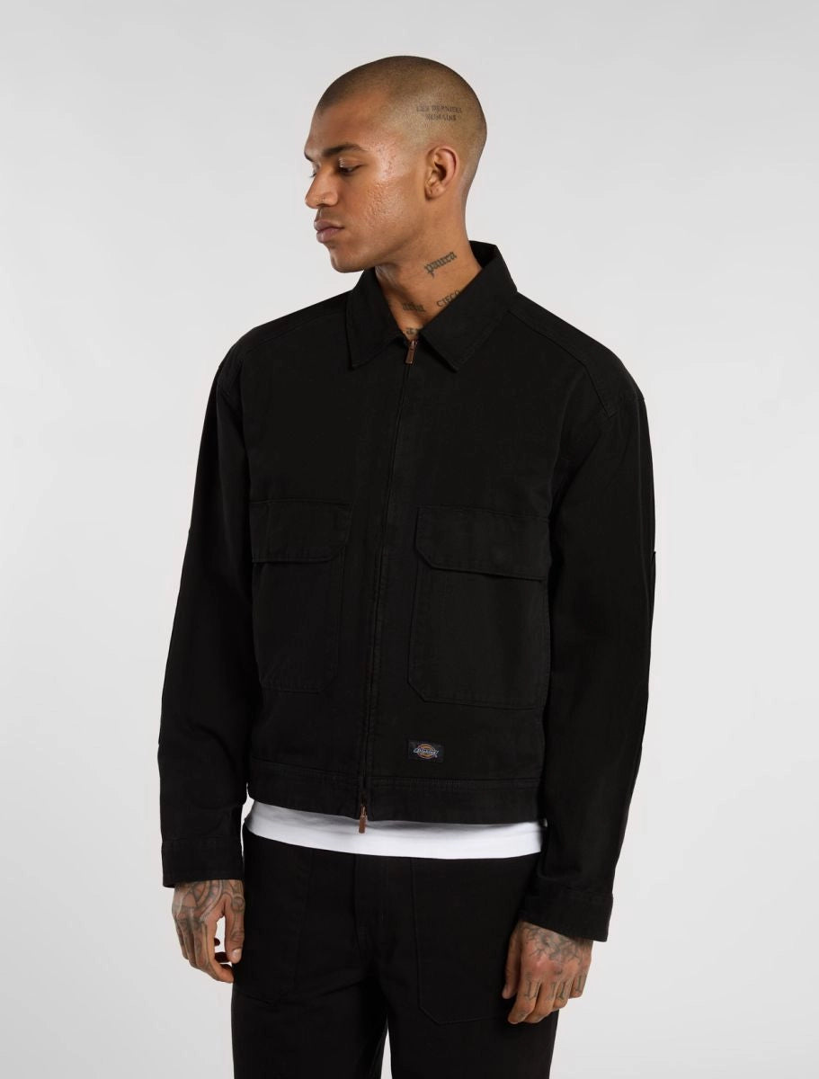 DICKIES | CHAQUETA | HOMBRE | FORT SMITH TRUCKER JACKET BLACK | NEGRO