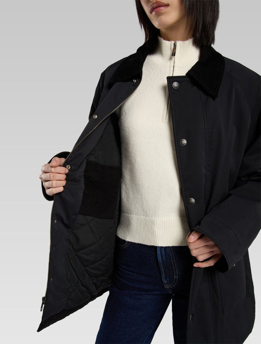 DICKIES | CHAQUETAS | MUJER | MEDINA COAT W BLACK | NEGRO