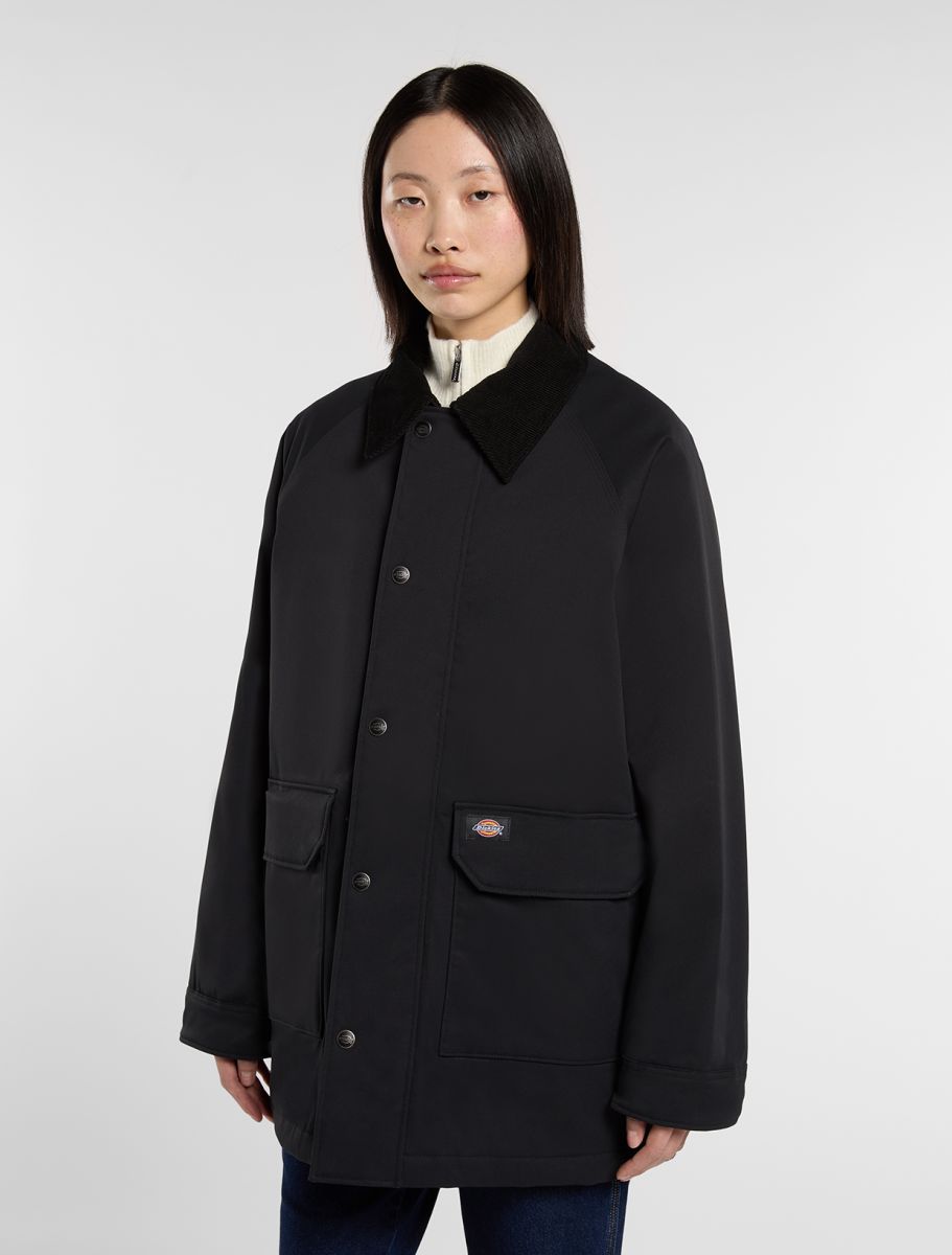 DICKIES | CHAQUETAS | MUJER | MEDINA COAT W BLACK | NEGRO