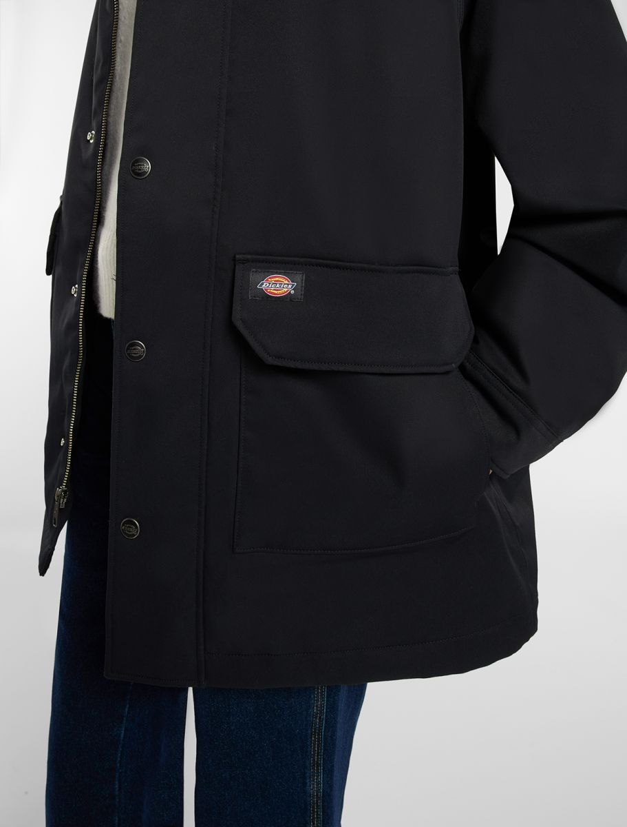 DICKIES | CHAQUETAS | MUJER | MEDINA COAT W BLACK | NEGRO