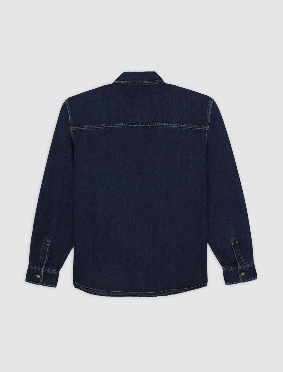 DICKIES | CAMISAS | HOMBRE | MECHANIC DENIM SHIRT LS DARK INDIGO | AZUL