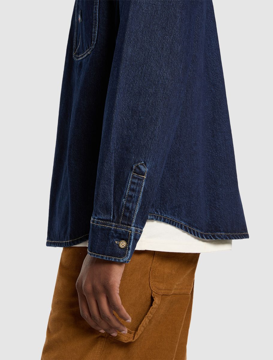 DICKIES | CAMISAS | HOMBRE | MECHANIC DENIM SHIRT LS DARK INDIGO | AZUL