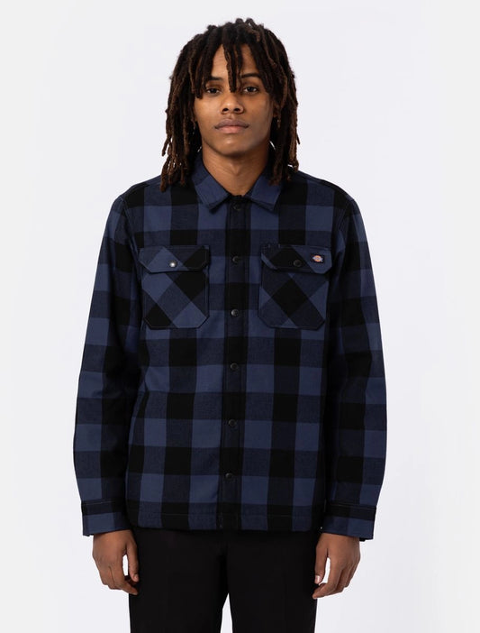 DICKIES | CAMISAS | HOMBRE | LINED SACRAMENTO NAVY BLUE | AZUL