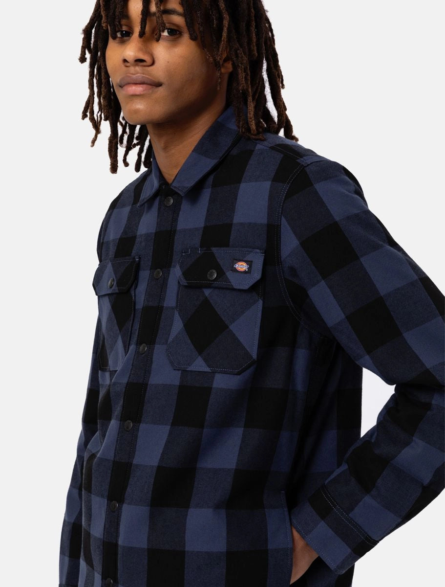 DICKIES | CAMISAS | HOMBRE | LINED SACRAMENTO NAVY BLUE | AZUL