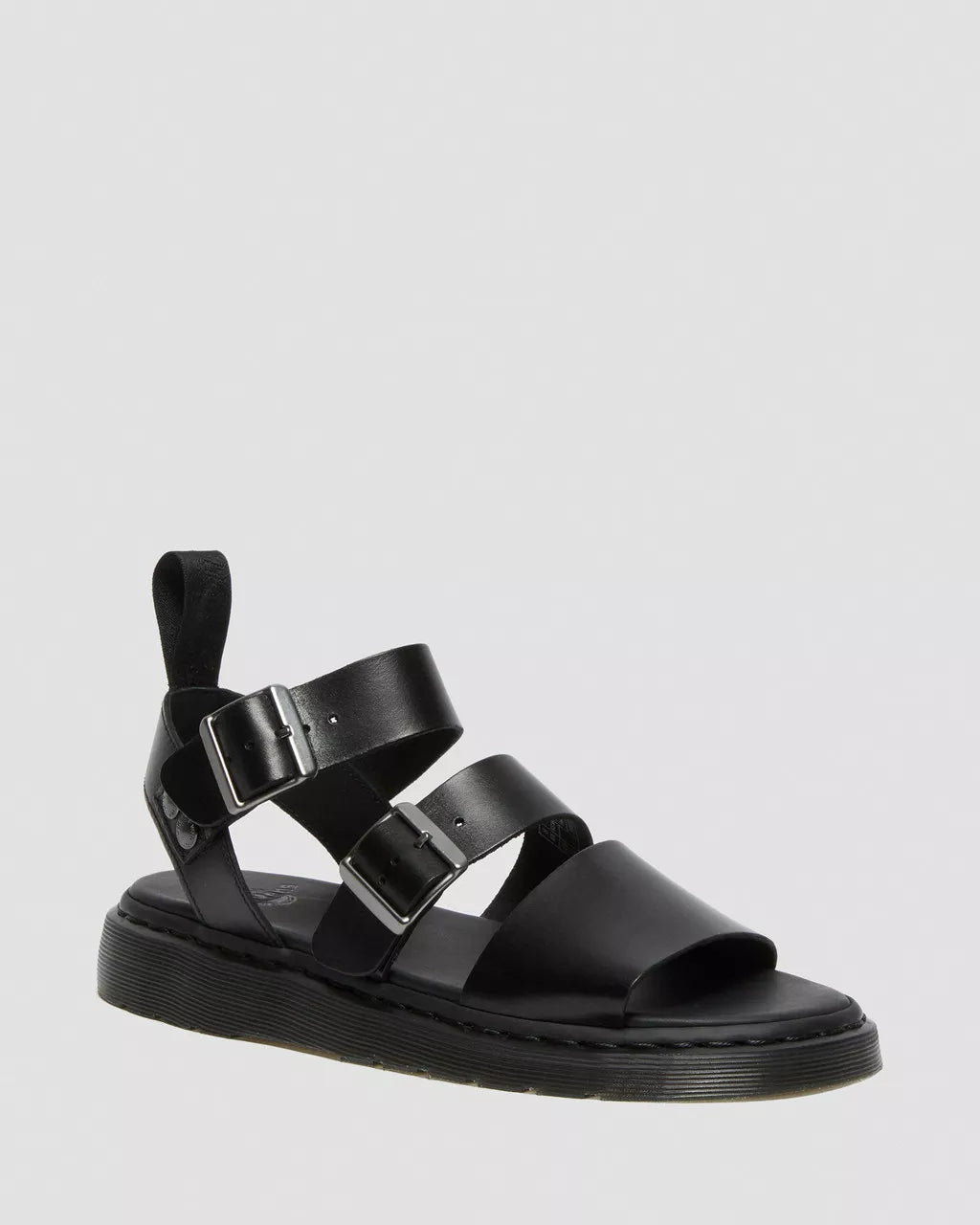 DR. MARTENS Gryphon Strap Sandal SRS Black Brando: svart sandaler för dam