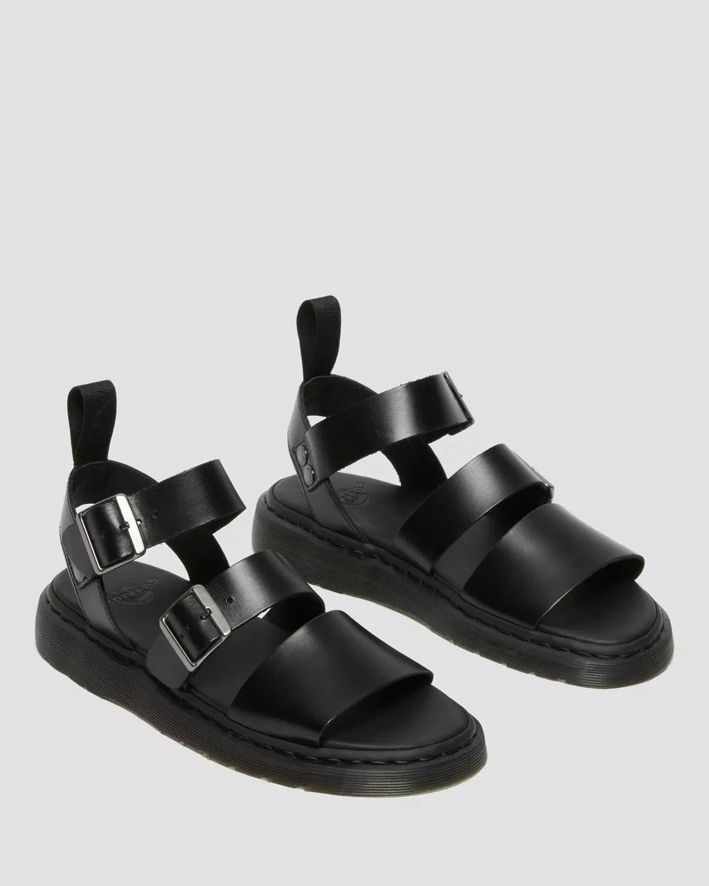 DR. MARTENS Gryphon Strap Sandal SRS Black Brando: svart sandaler för dam