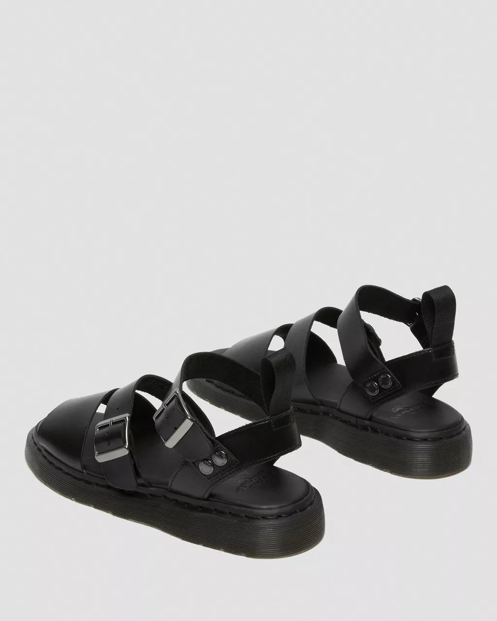 DR. MARTENS Gryphon Strap Sandal SRS Black Brando: svart sandaler för dam