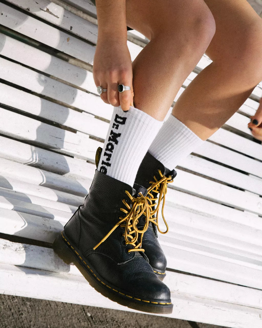 DR. MARTENS | BOTINS | DONA | 1460 PASCAL BLACK VIRGÍNIA | NEGRE