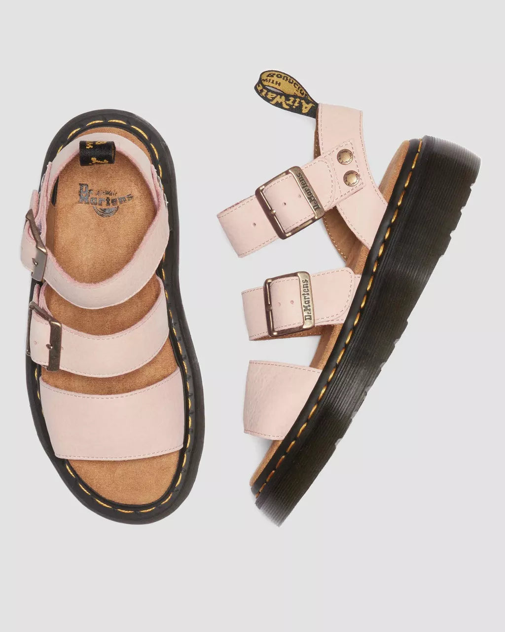 DR. MARTENS | SANDÀLIES | DONA | GRYPHON QUAD SANDAL POWDER PINK | ROSA
