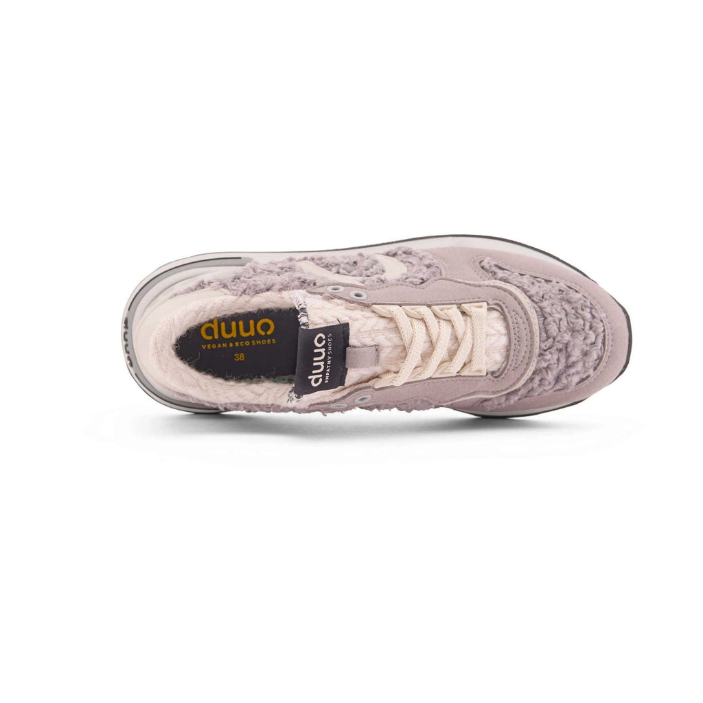 DUUO Calma HIGH OULU 95: beige sneakers til kvinder