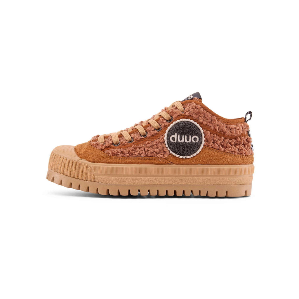 DUUO COL Cover OULU PLUS: brun sneakers til kvinder
