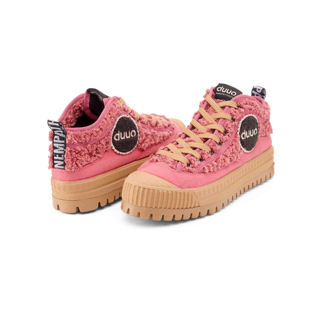 DUUO COL Cover OULU PLUS: pink trainers for women