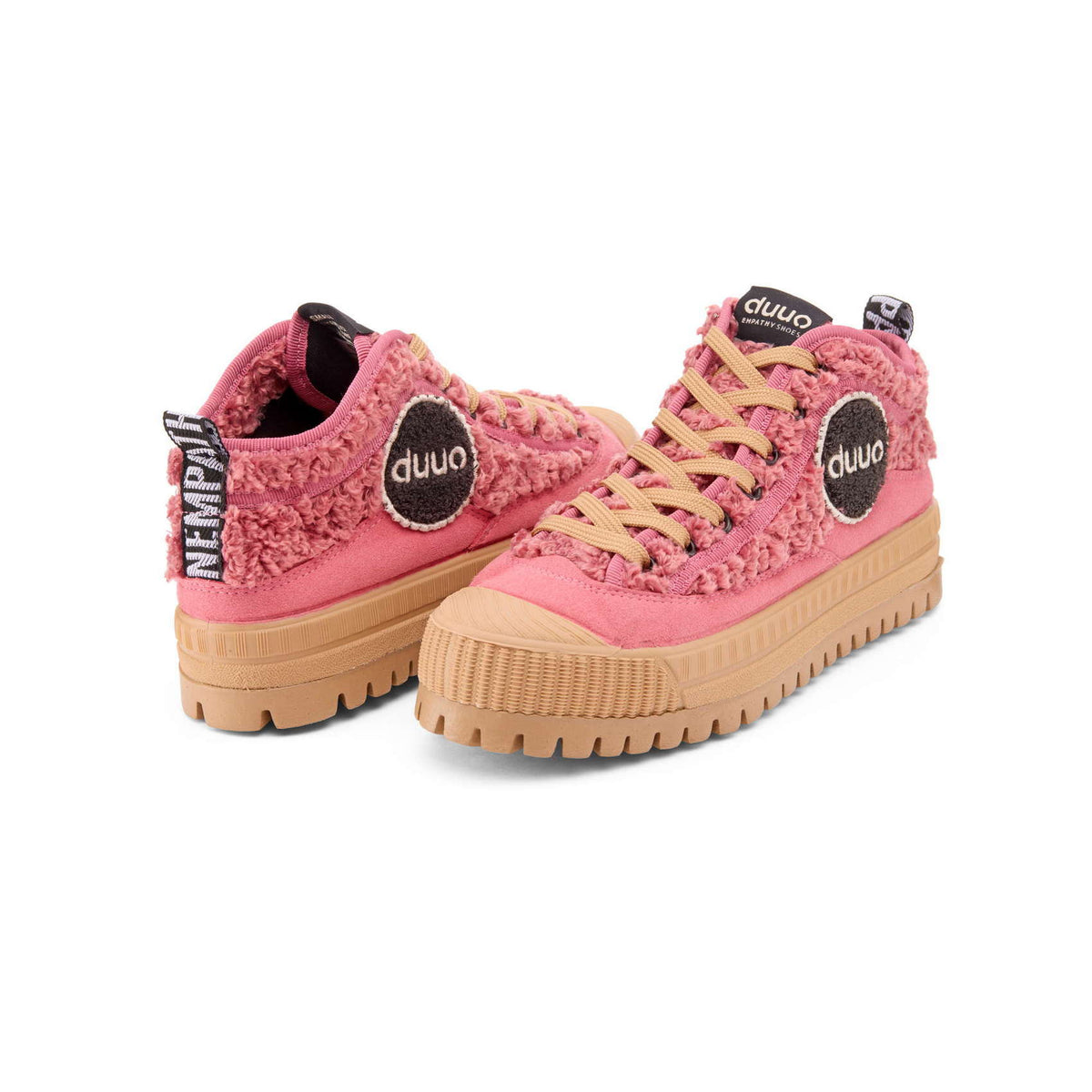 DUUO COL Cover OULU PLUS: pink trainers for women