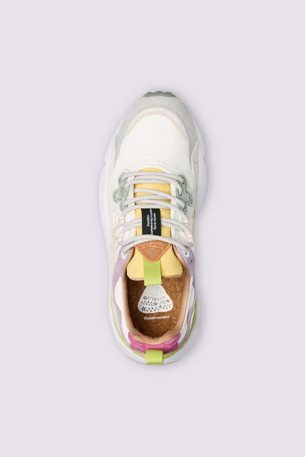 FLOWER MOUNTAIN | SNEAKERS | WOMAN | YAMANO 3 WOMAN SUEDE/NYLON LIGHT LILAC-WHITE