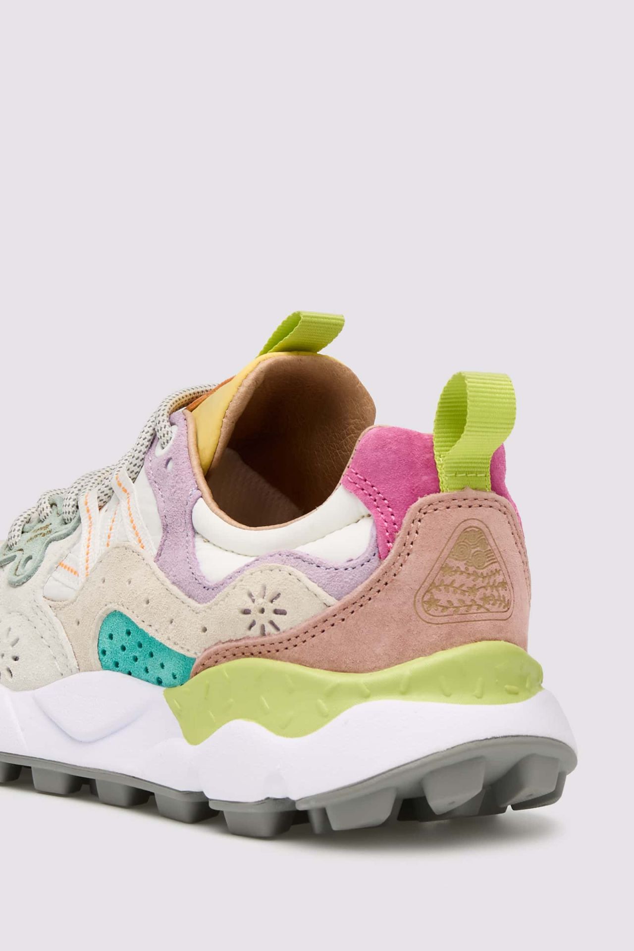 FLOWER MOUNTAIN | SNEAKERS | WOMAN | YAMANO 3 WOMAN SUEDE/NYLON LIGHT LILAC-WHITE