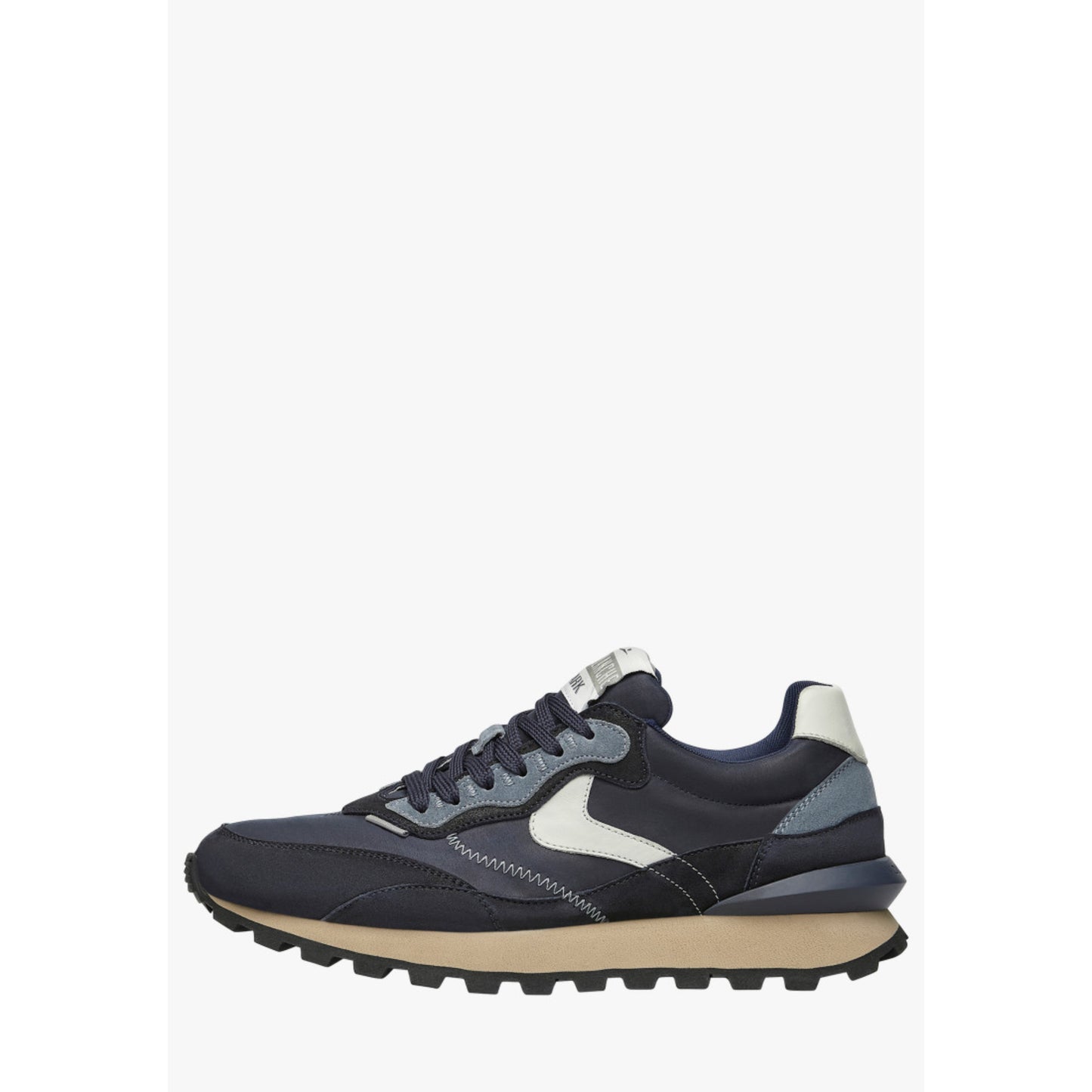 VOILE BLANCHE | TRAMPKI MĘŻCZYZN | QWARK HYPE MAN SUEDE/NYLON BLUE-NAVY | NIEBIESKI