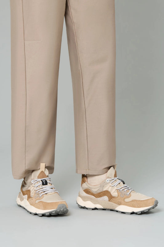 FLOWER MOUNTAIN | SNEAKERS | MUJER | YAMANO 3 UNI MUD-BEIGE-GREY | MARRÓN