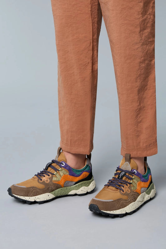 FLOWER MOUNTAIN | SNEAKERS | HOMBRE | YAMANO 3 UNI TAUPE-BEIGE-ZUCCA | BEIGE