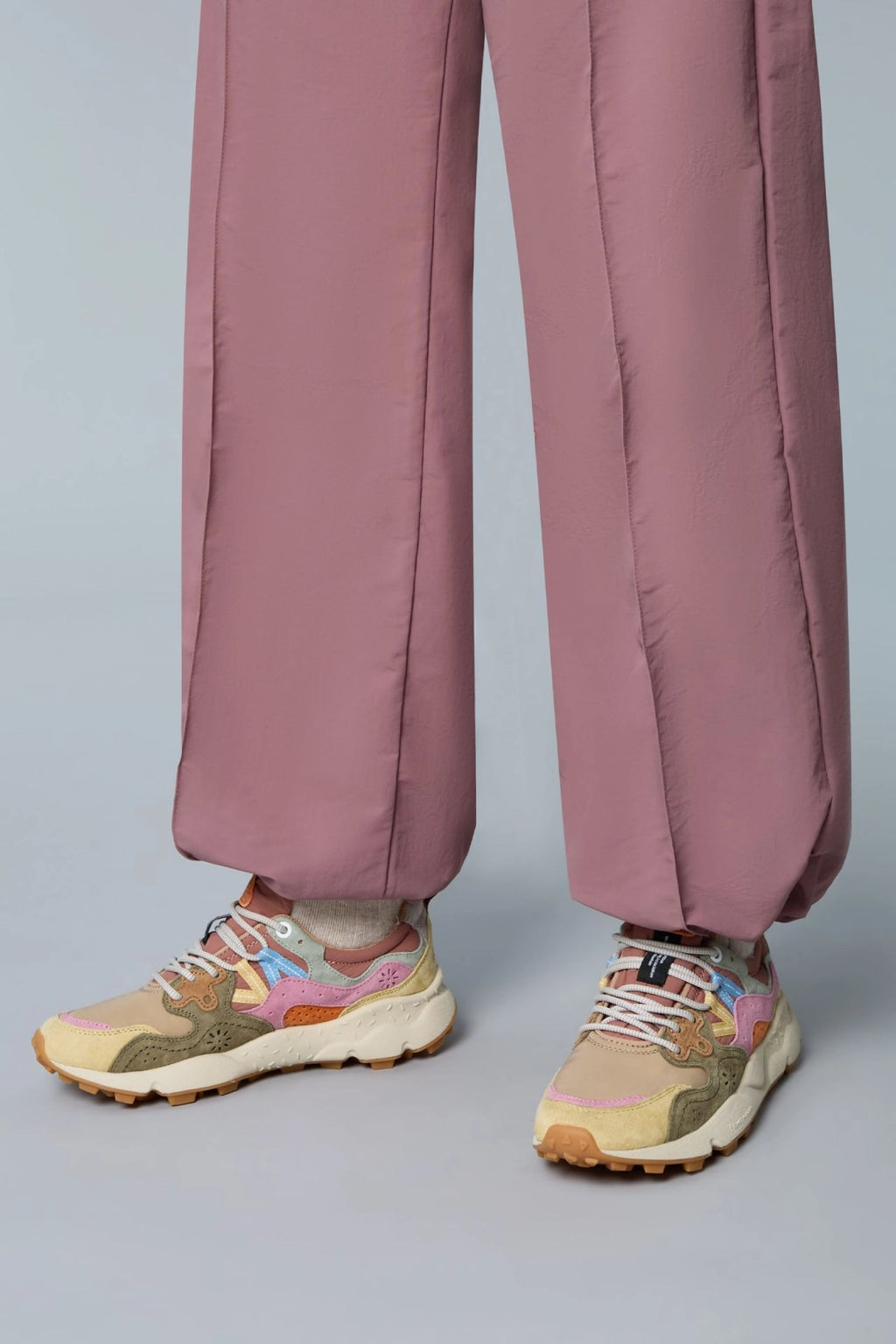 FLOWER MOUNTAIN | SNEAKERS | WOMAN | YAMANO 3 WOMAN CREAM-TAUPE-MILITARY | BEIGE