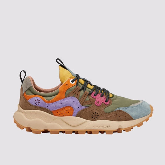 FLOWER MOUNTAIN | SNEAKERS | MUJER | YAMANO 3 UNI KAKI-MULTI | CAQUI