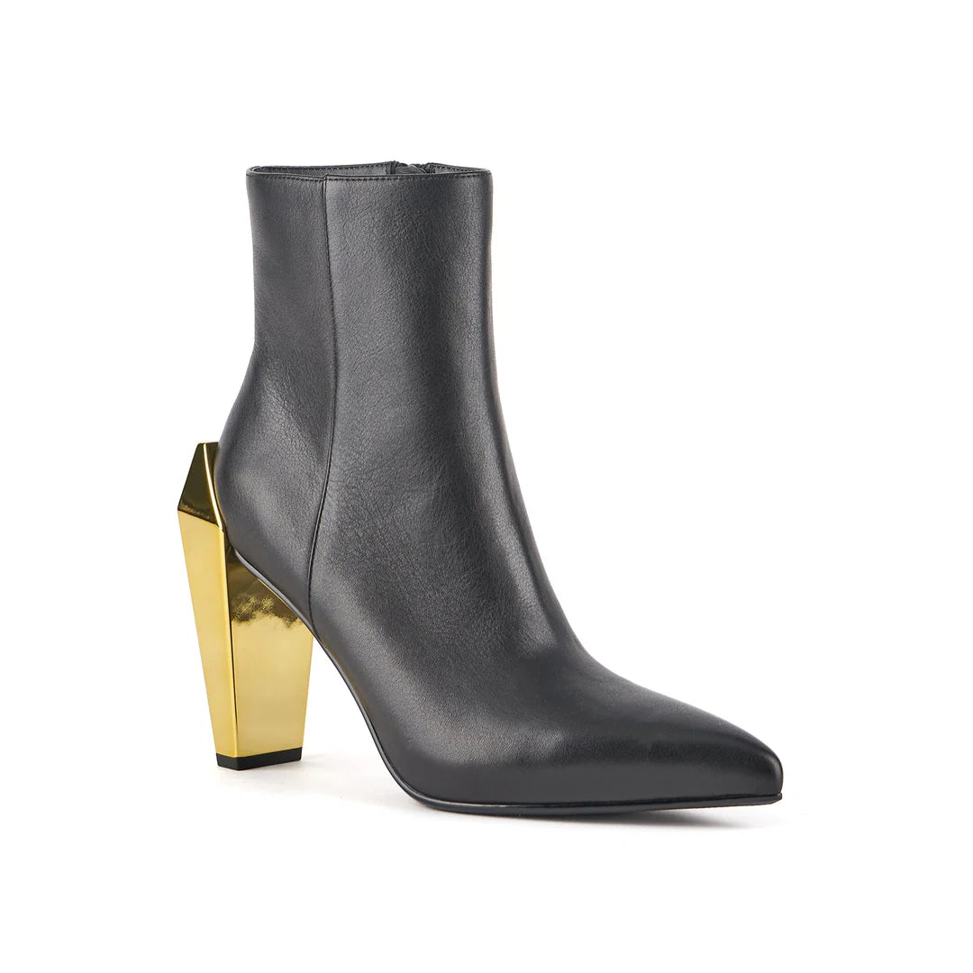 UNITED NUDE | BOTINES MUJER | GEM BOOTIE HI BLACK + GOLD | NEGRO