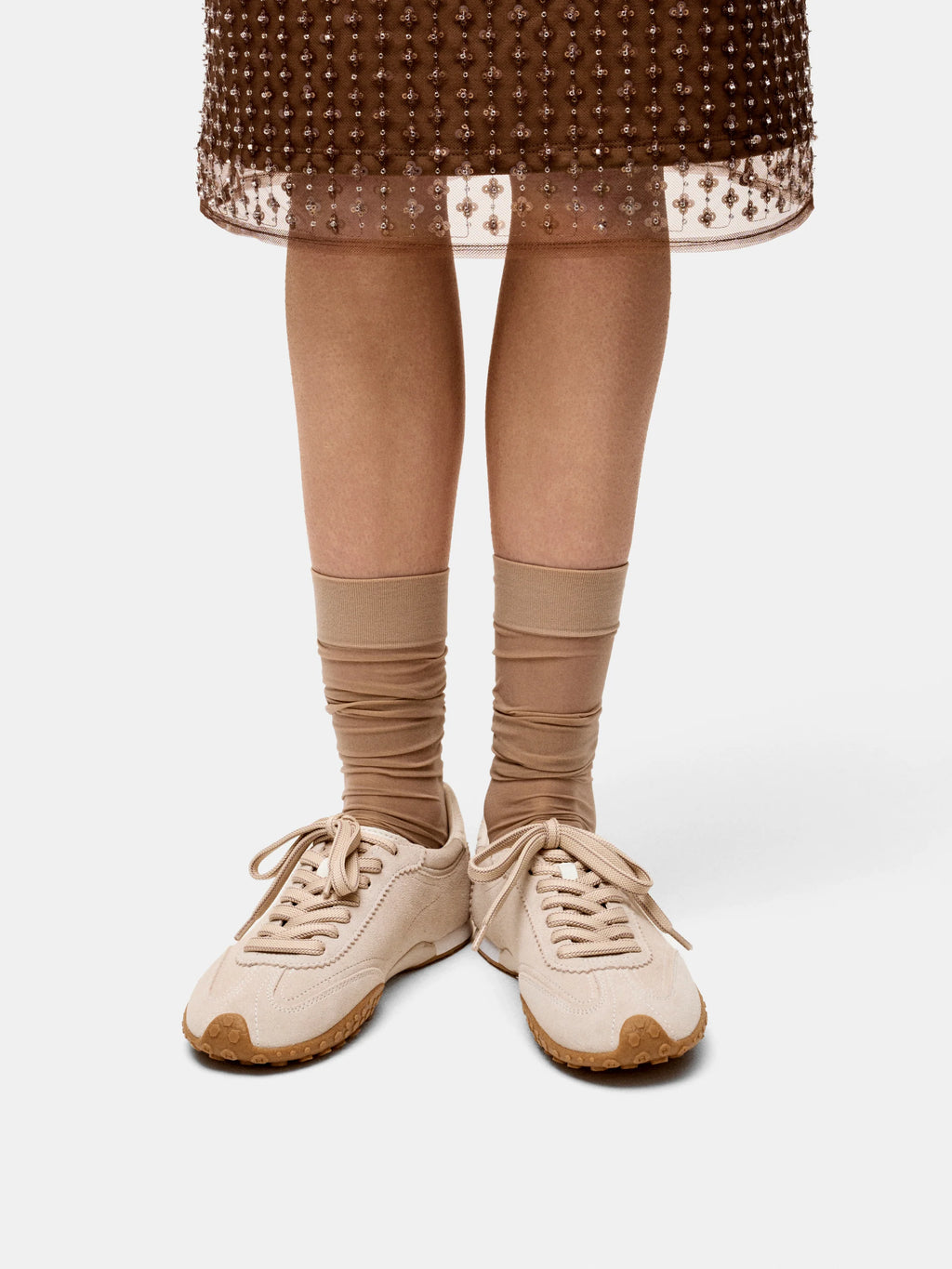 HOFF Bridge: beige sneakers voor dames