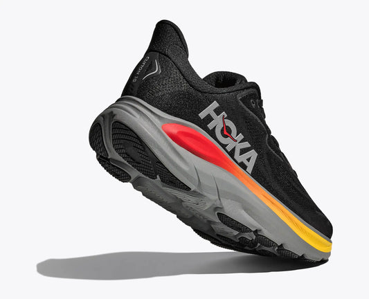 HOKA | SNEAKERS | HOMBRE | CLIFTON 10 BLACK-GALACTIC GREY | NEGRO