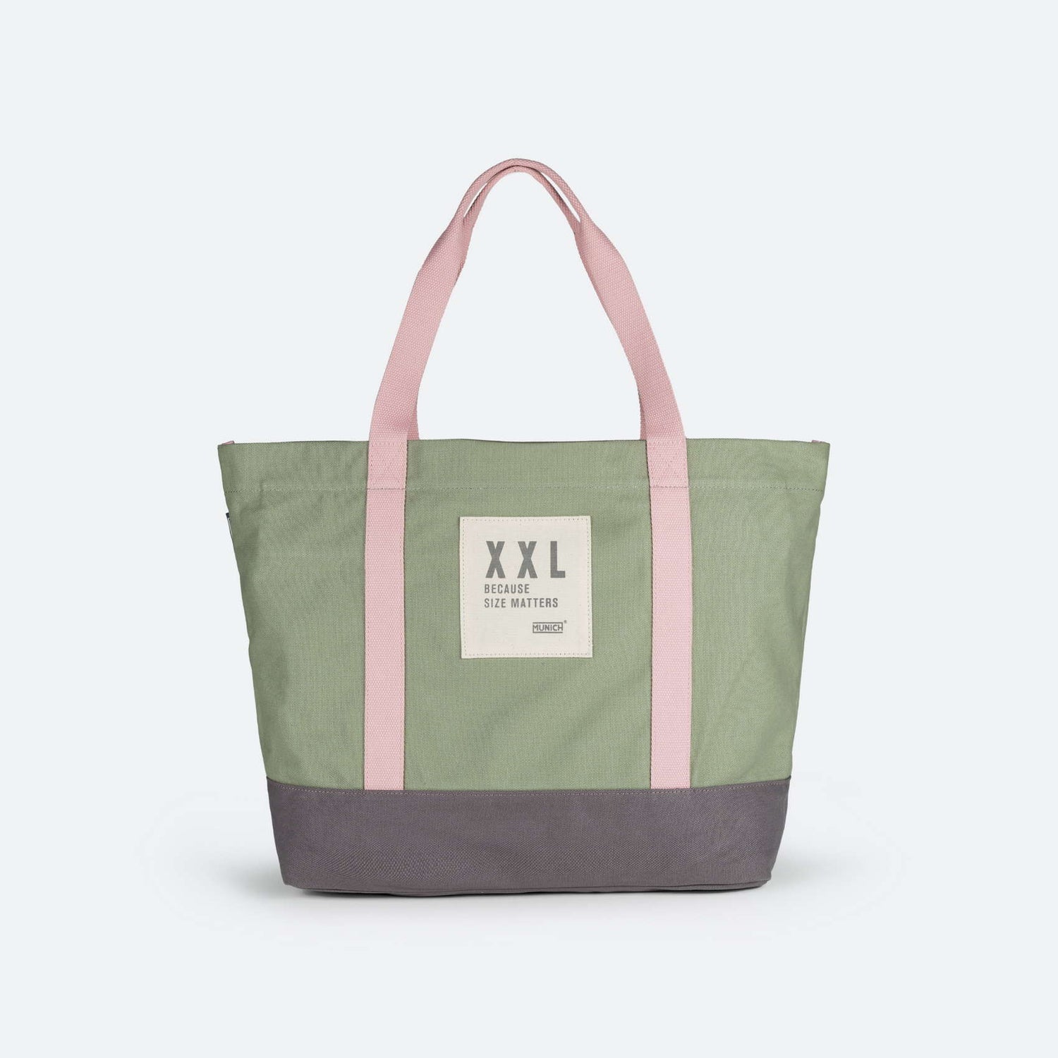 Bolsa de la marca munich unisex modelo go go tan shopper khaki en color caqui