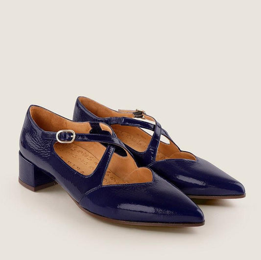 CHIE MIHARA | WOMEN'S DRESS SHOES | JARENYO SUCRE NAVY | BLUE